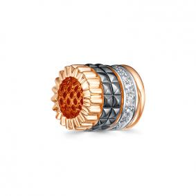 Золотая подвеска КЮЗ Del'ta Dд1302046р с бриллиантом Dд1302046р фото