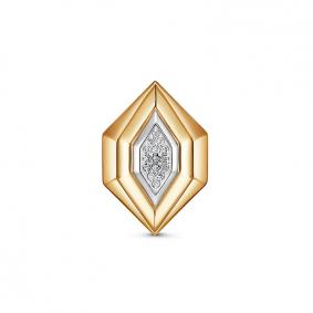 Золотая подвеска КЮЗ Del'ta Dд130600р с бриллиантом Dд130600р фото