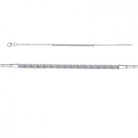 Золотой браслет КЮЗ Del'ta Dд7701570рб с бриллиантом Dд7701570рб фото