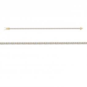 Браслет из лимонного золота КЮЗ Del'ta Dд7701627рл с бриллиантом Dд7701627рл фото