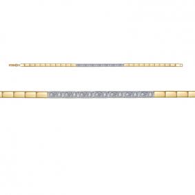 Браслет из лимонного золота КЮЗ Del'ta Dд7701657рл с бриллиантом Dд7701657рл фото