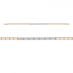 Золотой браслет КЮЗ Del'ta Dд7701664р с бриллиантом Dд7701664р фото