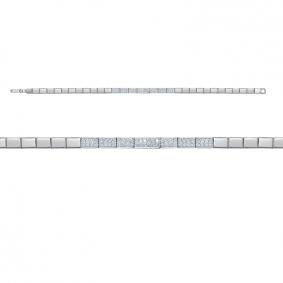 Золотой браслет КЮЗ Del'ta Dд7701668рб с бриллиантом Dд7701668рб фото