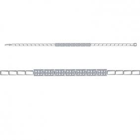 Золотой браслет КЮЗ Del'ta Dд7701669рб с бриллиантом Dд7701669рб фото