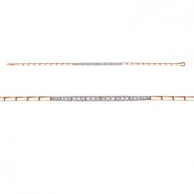 Золотой браслет КЮЗ Del'ta Dд7701760р с бриллиантом Dд7701760р фото