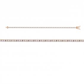 Золотой браслет КЮЗ Del'ta Dд7701820р с бриллиантом Dд7701820р фото