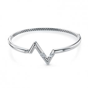 Золотой браслет КЮЗ Del'ta Dд7701835рб с бриллиантом Dд7701835рб фото