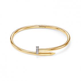 Золотой браслет КЮЗ Del'ta Dд7701901рл с бриллиантом Dд7701901рл фото