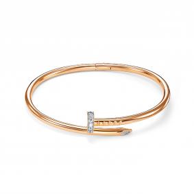 Золотой браслет КЮЗ Del'ta Dд7701905р с бриллиантом Dд7701905р фото