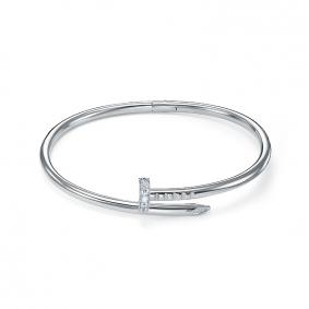 Золотой браслет КЮЗ Del'ta Dд7701905рб с бриллиантом Dд7701905рб фото