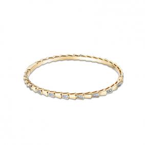 Браслет из лимонного золота Символ года Змея КЮЗ Del'ta с бриллиантом Dд7701910рл Dд7701910рл фото