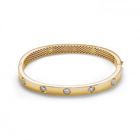 Браслет из лимонного золота КЮЗ Del'ta Dд7702007рл с бриллиантом Dд7702007рл фото