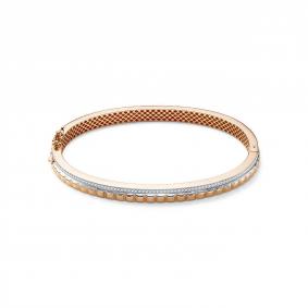 Золотой браслет КЮЗ Del'ta Dд7702082р с бриллиантом Dд7702082р фото