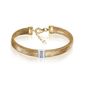 Браслет из лимонного золота КЮЗ Del'ta Dд770944рл с бриллиантом Dд770944рл фото