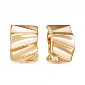 Золотые серьги КЮЗ Del'ta Dдлл120003а Dдлл120003а фото