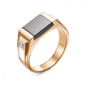 Золотое кольцо КЮЗ Del'ta Dдп040026р с фианитом Dдп040026р фото