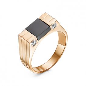 Золотое кольцо КЮЗ Del'ta Dдп040028р с фианитом Dдп040028р фото