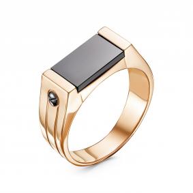 Золотое кольцо КЮЗ Del'ta Dдп040031р с фианитом Dдп040031р фото