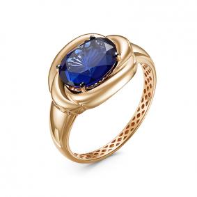 Золотое кольцо КЮЗ Del'ta Dдпд315236р с сапфировым корундом Dдпд315236р фото