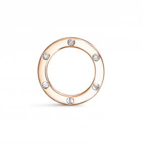 Золотая подвеска КЮЗ Del'ta Dдф0301469р с фианитом Dдф0301469р фото