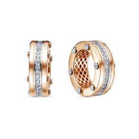 Золотая подвеска-шарм КЮЗ Del'ta с фианитом Dдф0301531р Dдф0301531р фото