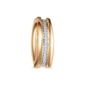 Золотая подвеска КЮЗ Del'ta Dдф0302026р с фианитом Dдф0302026р фото