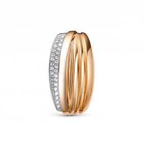 Золотая подвеска-шарм КЮЗ Del'ta с фианитом Dдф0302049р Dдф0302049р фото