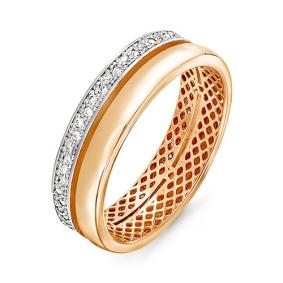 Золотое кольцо КЮЗ Del'ta Dдф090021 с фианитом Dдф090021 фото