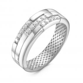 Золотое кольцо КЮЗ Del'ta Dдф110057б с фианитом Dдф110057б фото