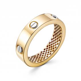 Кольцо из лимонного золота КЮЗ Del'ta Dдф1101469рл Dдф1101469рл фото