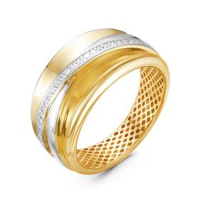 Золотое кольцо КЮЗ Del'ta Dдф110177л с фианитом Dдф110177л фото