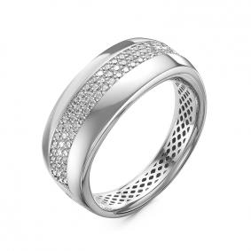 Золотое кольцо КЮЗ Del'ta Dдф110204б с фианитом Dдф110204б фото