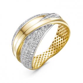 Золотое кольцо КЮЗ Del'ta Dдф110212л с фианитом Dдф110212л фото