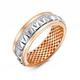 Золотое кольцо КЮЗ Del'ta Dдф1102272р с фианитом Dдф1102272р фото