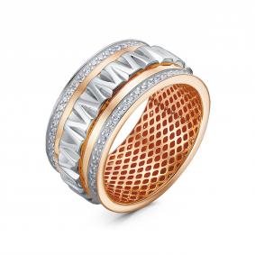 Золотое кольцо КЮЗ Del'ta Dдф1102273р с фианитом Dдф1102273р фото