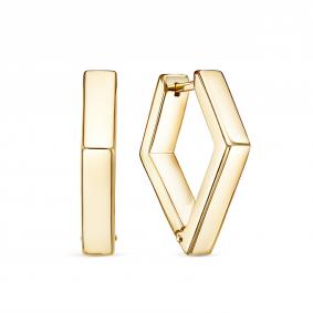 Серьги из лимонного золота КЮЗ Del'ta Dдф1201650рл Dдф1201650рл фото