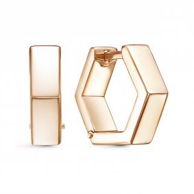 Золотые серьги КЮЗ Del'ta Dдф1201653р Dдф1201653р фото