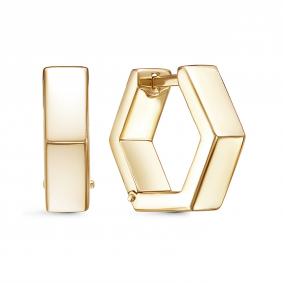 Серьги из лимонного золота КЮЗ Del'ta Dдф1201653рл Dдф1201653рл фото