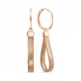 Золотые серьги-трансформеры КЮЗ Del'ta Dдф1201803р Dдф1201803р фото