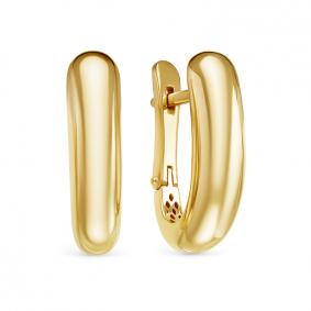 Серьги из лимонного золота КЮЗ Del'ta Dдф120383рл Dдф120383рл фото