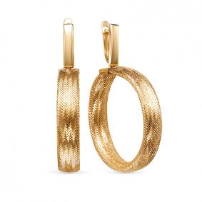 Золотые серьги КЮЗ Del'ta Dдф120469р Dдф120469р фото