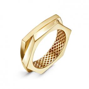 Кольцо из лимонного золота КЮЗ Del'ta Dдф2101970рл Dдф2101970рл фото