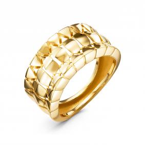 Кольцо из лимонного золота КЮЗ Del'ta Dдф2102090рл Dдф2102090рл фото