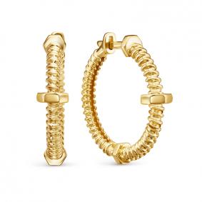 Серьги из лимонного золота КЮЗ Del'ta Dдф2201958рл Dдф2201958рл фото