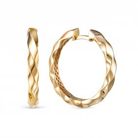 Серьги из лимонного золота КЮЗ Del'ta Dдф2201978рл Dдф2201978рл фото