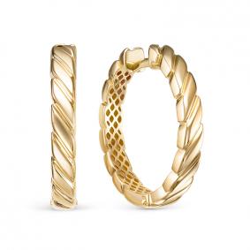 Серьги из лимонного золота КЮЗ Del'ta Dдф2201979рл Dдф2201979рл фото