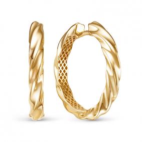 Серьги из лимонного золота КЮЗ Del'ta Dдф2201980рл Dдф2201980рл фото