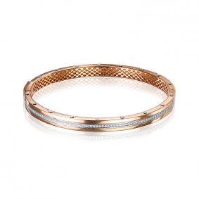 Золотой браслет КЮЗ Del'ta Dдф7701531р с фианитом Dдф7701531р фото