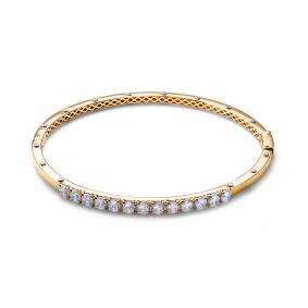 Браслет из лимонного золота КЮЗ Del'ta Dдф7701533рл с фианитом Dдф7701533рл фото