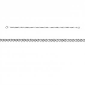 Браслет из белого золота КЮЗ Del'ta Dдф7701806рб с фианитом Dдф7701806рб фото